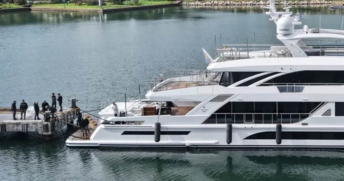 Bering Superyacht B121 Familia post refit aft decks 