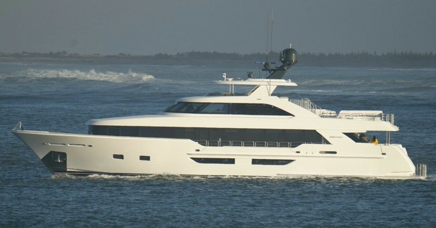 Westport 117 on sea trials