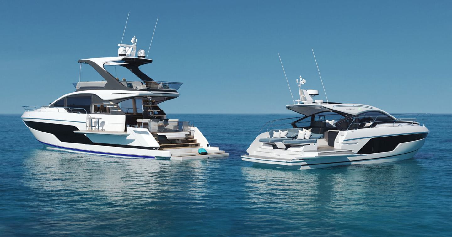 Rendering of latest models by Faitline yachts