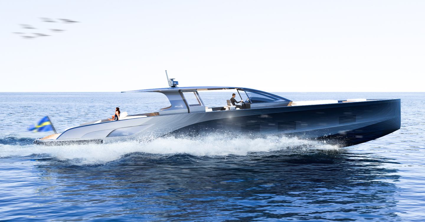  Windy SR77 boat underway side view 