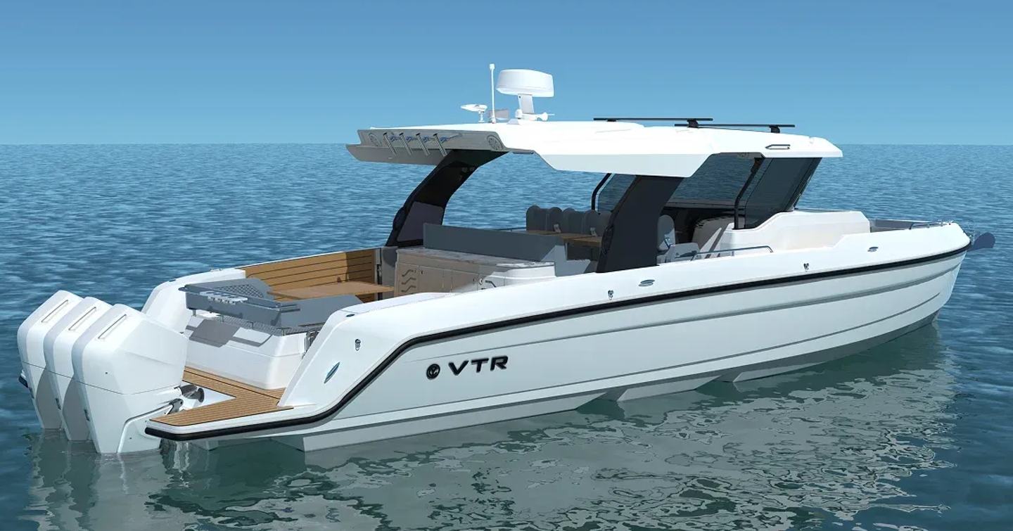 Rendering of Cruisers Yachts 45 VTR boat 
