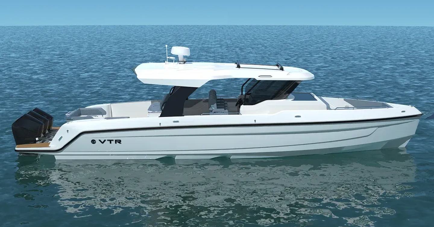 Rendering of Cruisers Yachts 45 VTR boat 