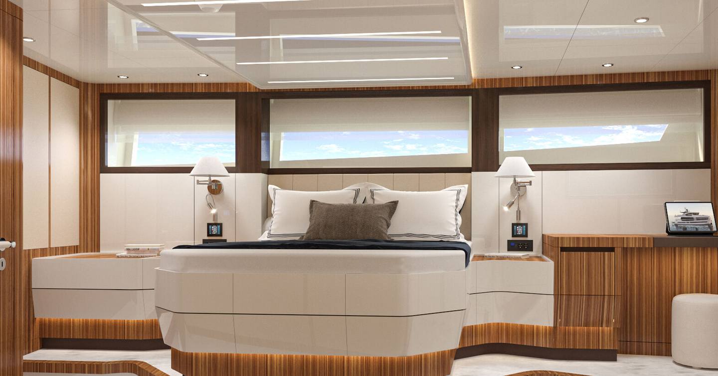 Rendering of Lazzara UHV 100 master suite