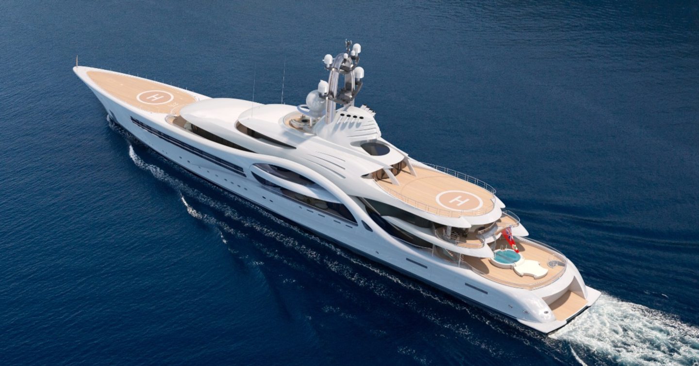 Motor yacht Ambassador underway at speed