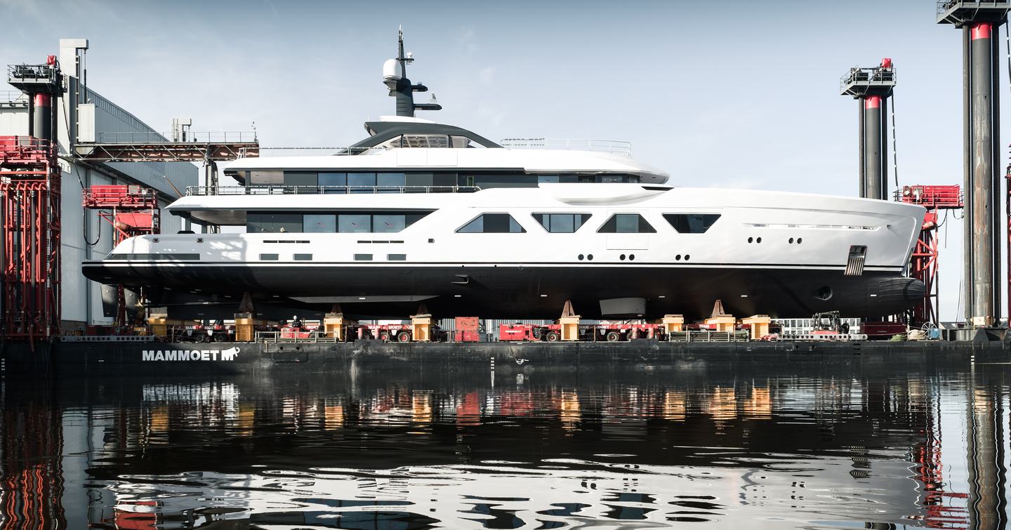 Ninth Amels 60 Motor Yacht at launch