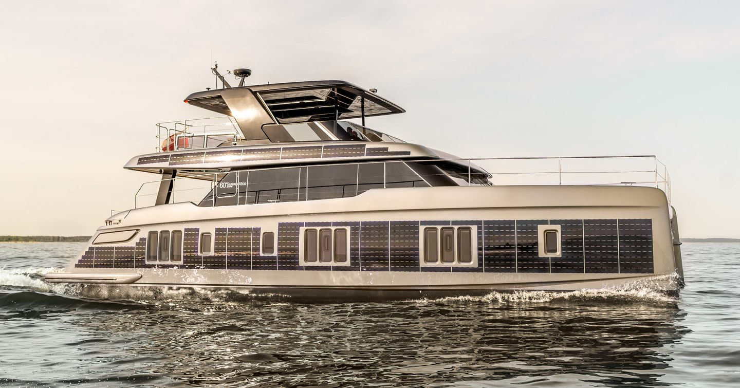 Sunreef Yachts 60 Sunreef Power Eco catamaran under way