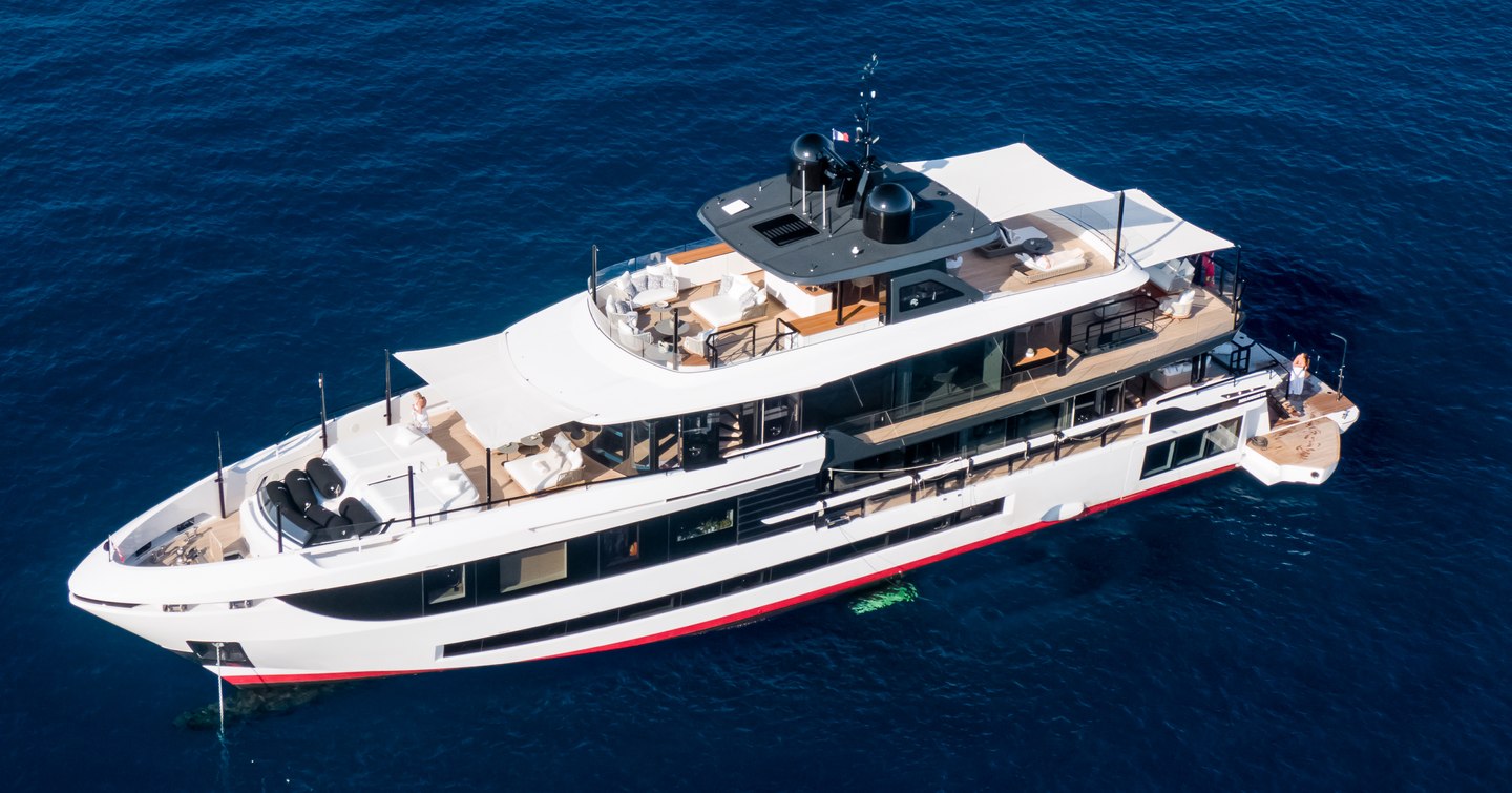 Superyacht Multiple at anchor 