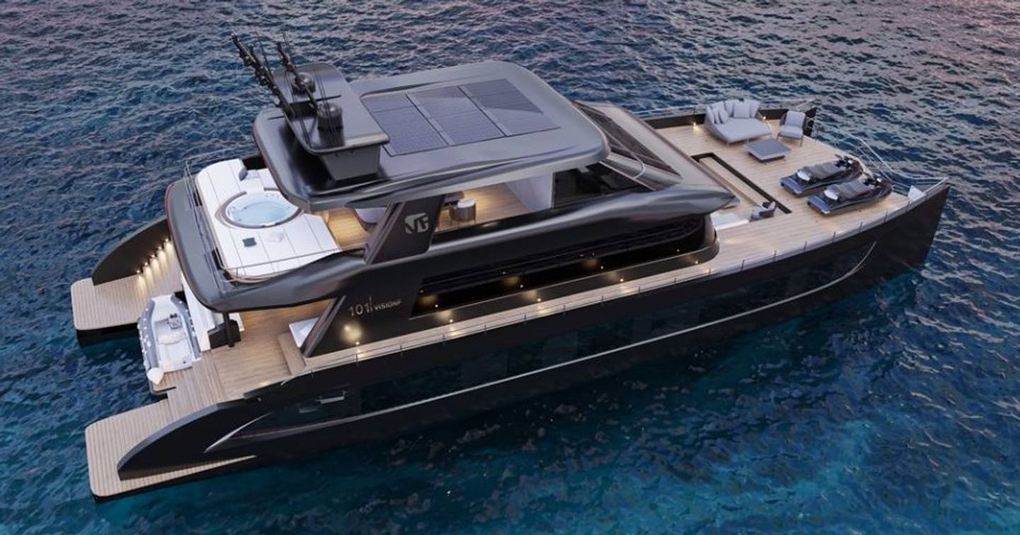 Rendering of VisionF 101 at anchor