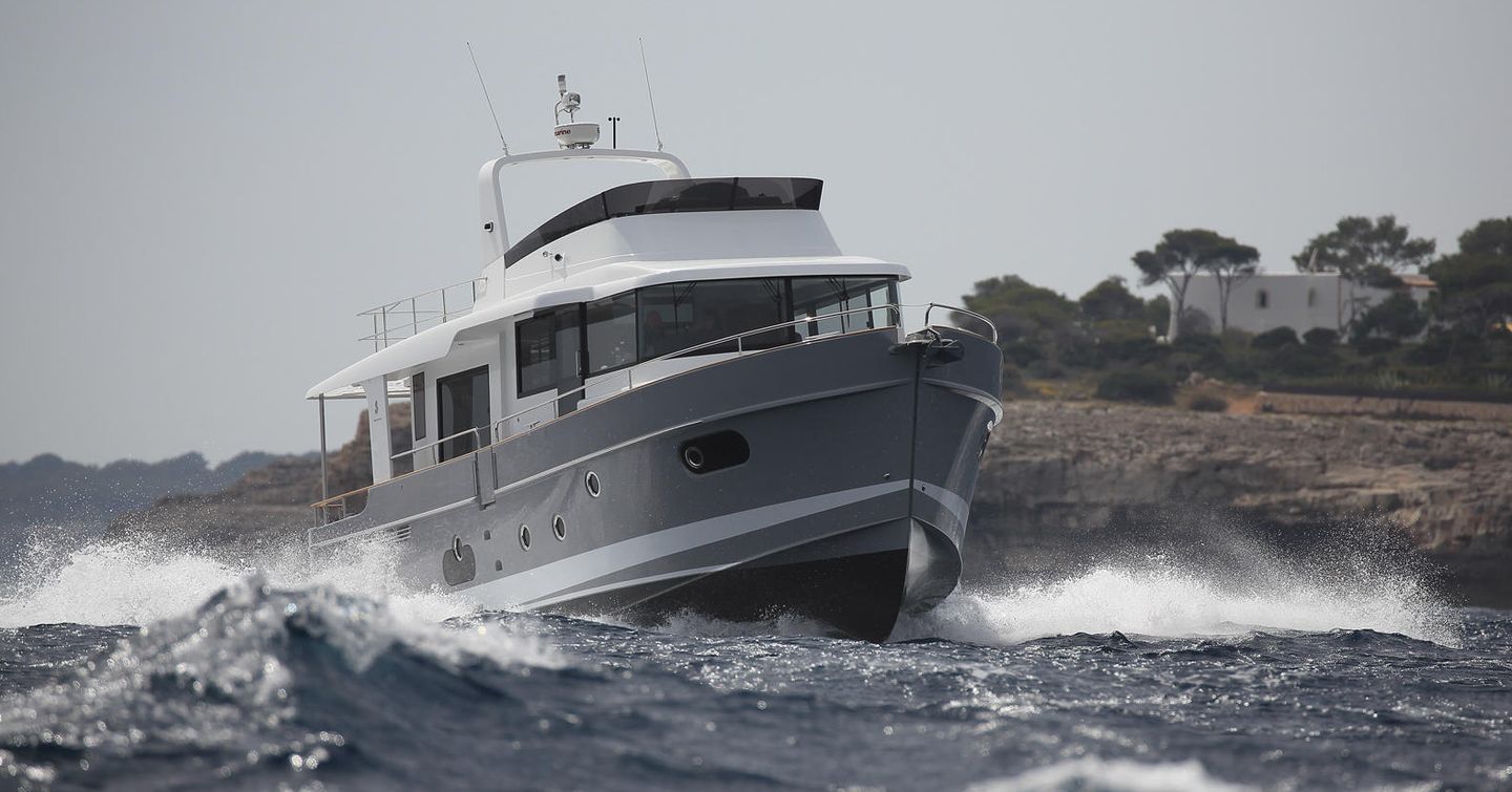 Beneteau Swift Trawler 50 Yacht running shot