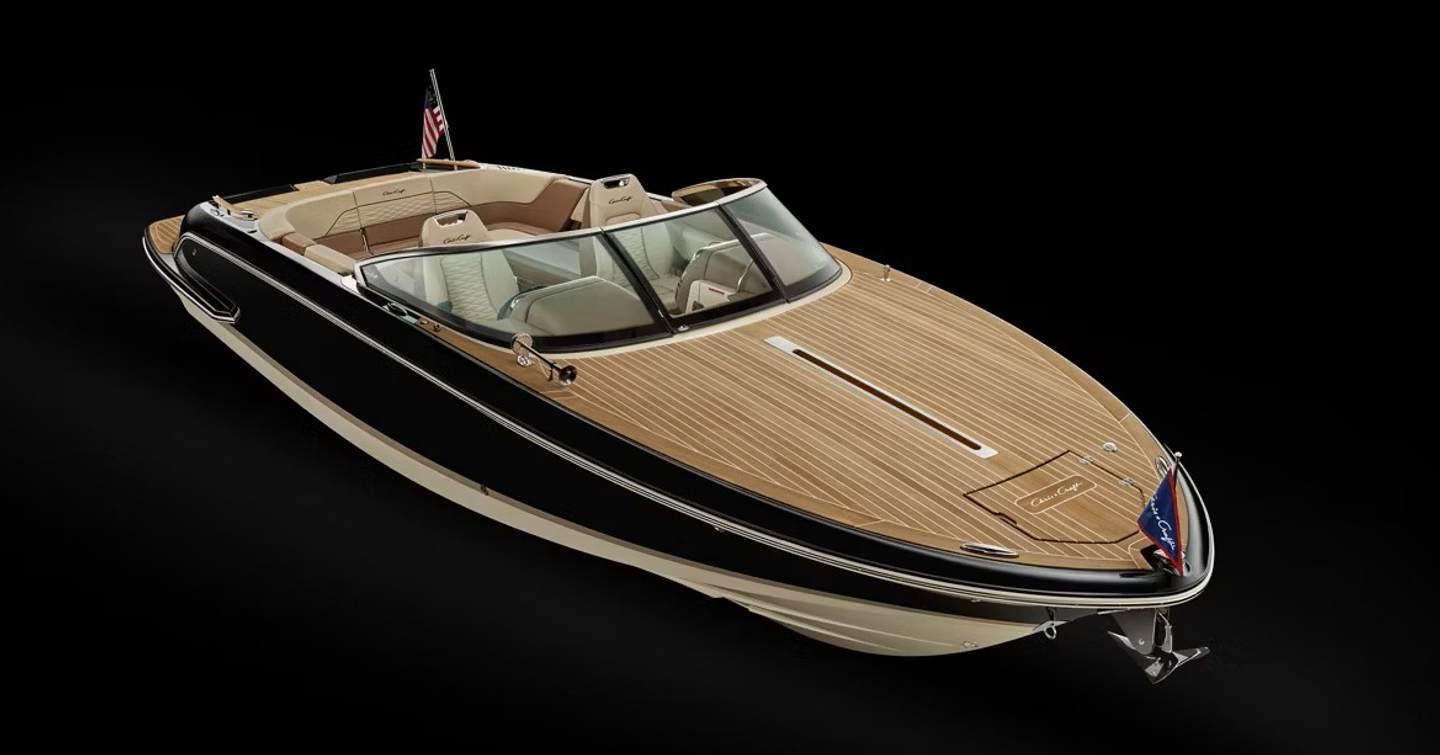 Chris-Craft Corsair 27 rendering bow view 