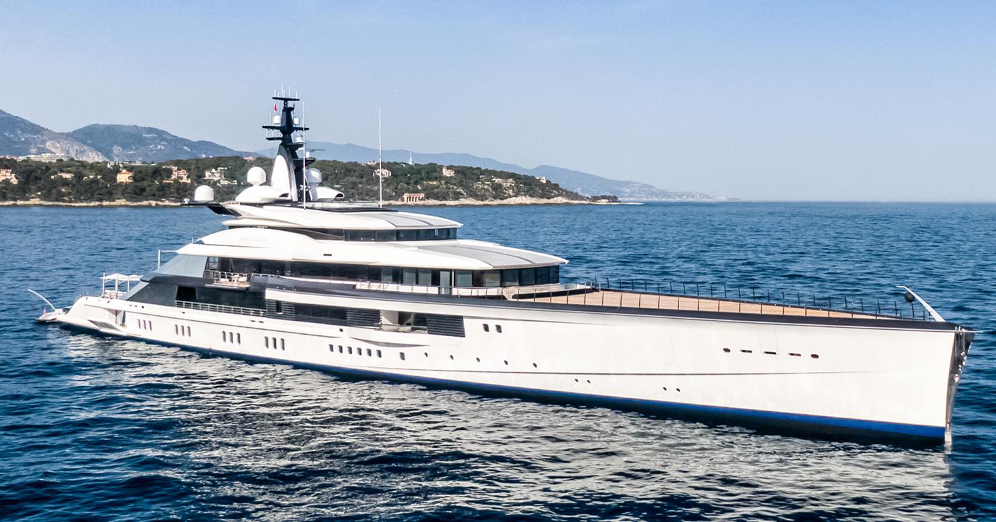 Superyacht BRAVO EUGENIA at sea