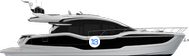Galeon 570 Sky side profile