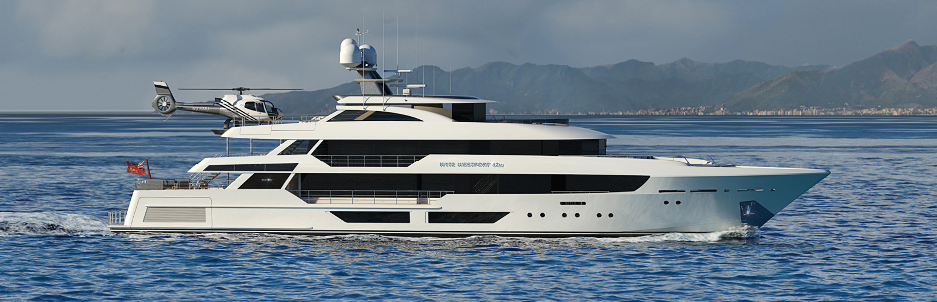 Westport superyacht on water