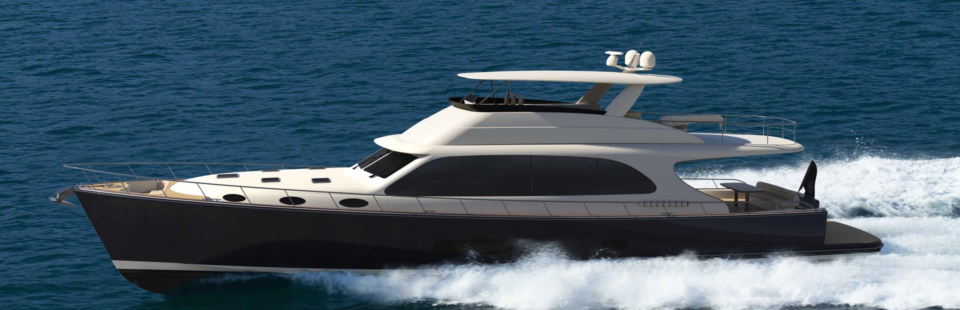 Palm Beach PB85 Flybridge Yachts, Example 1