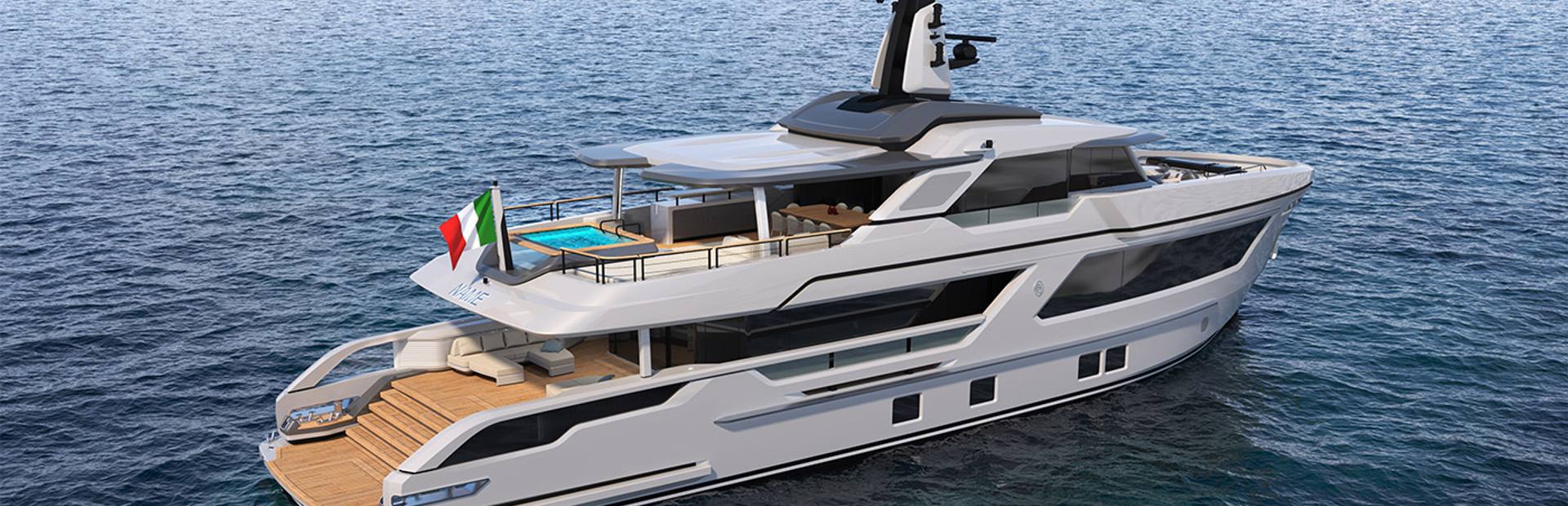 Cantiere delle Marche RJ 102 Yacht, Example 1