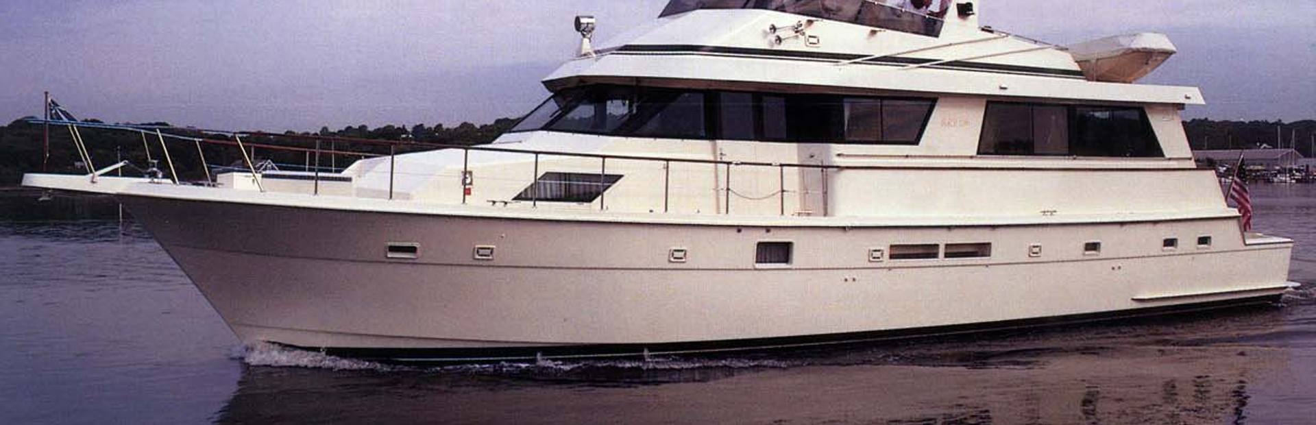 Hatteras 70 Cockpit MY Yacht (Mk1, 1984 - 1989), Example 1