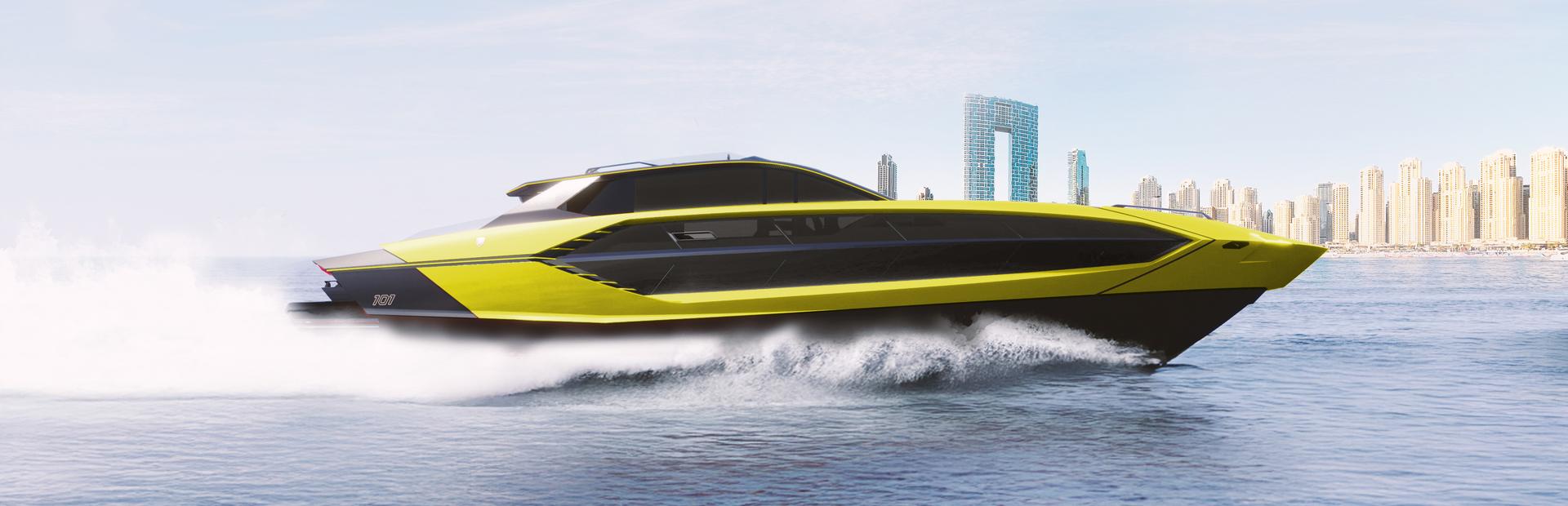 Tecnomar Lamborghini 101 Yacht, Example 1