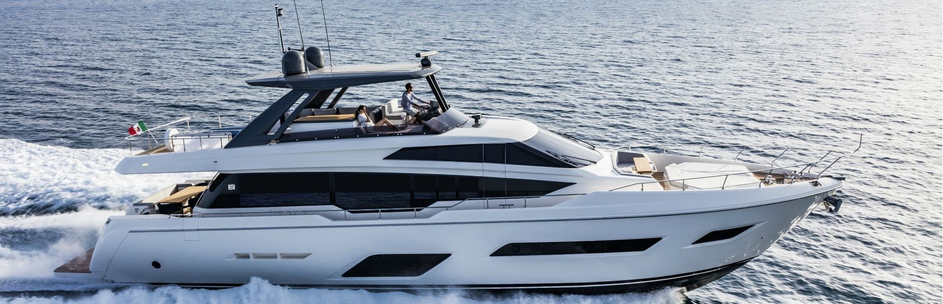 Ferretti 780 Yachts (Mk2, 2017 - 2021), Example 1