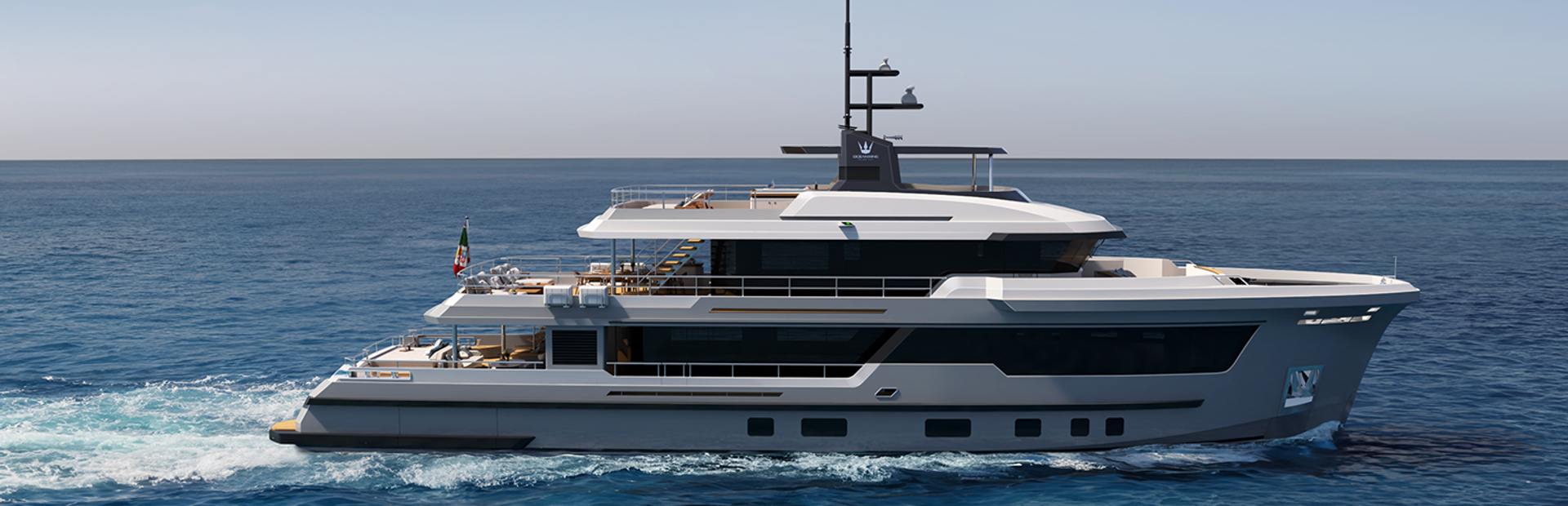 Ocean King Explorer 34M Yacht, Example 1