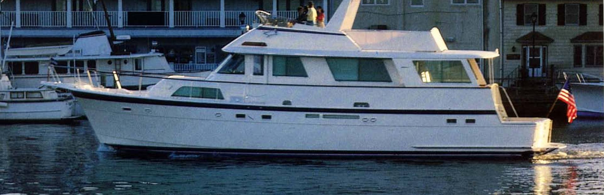 Hatteras 63 Cockpit MY Yacht, Example 1