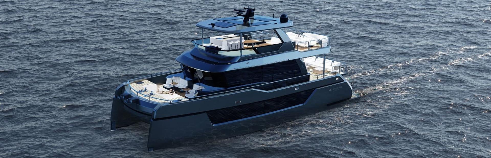 New &amp; Used Bering Yachts Expedition Catamarans, Example 1