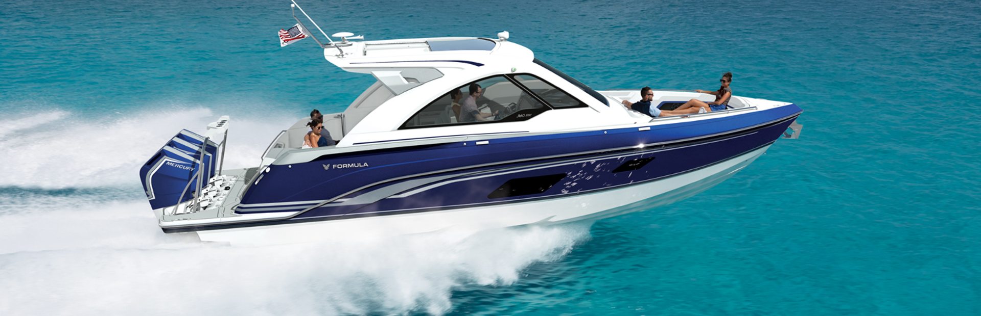 Formula 360 Super Sport Crossover Boat, Example 1