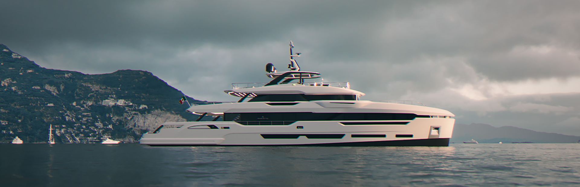 Baglietto DOM133 Yacht, Example 1