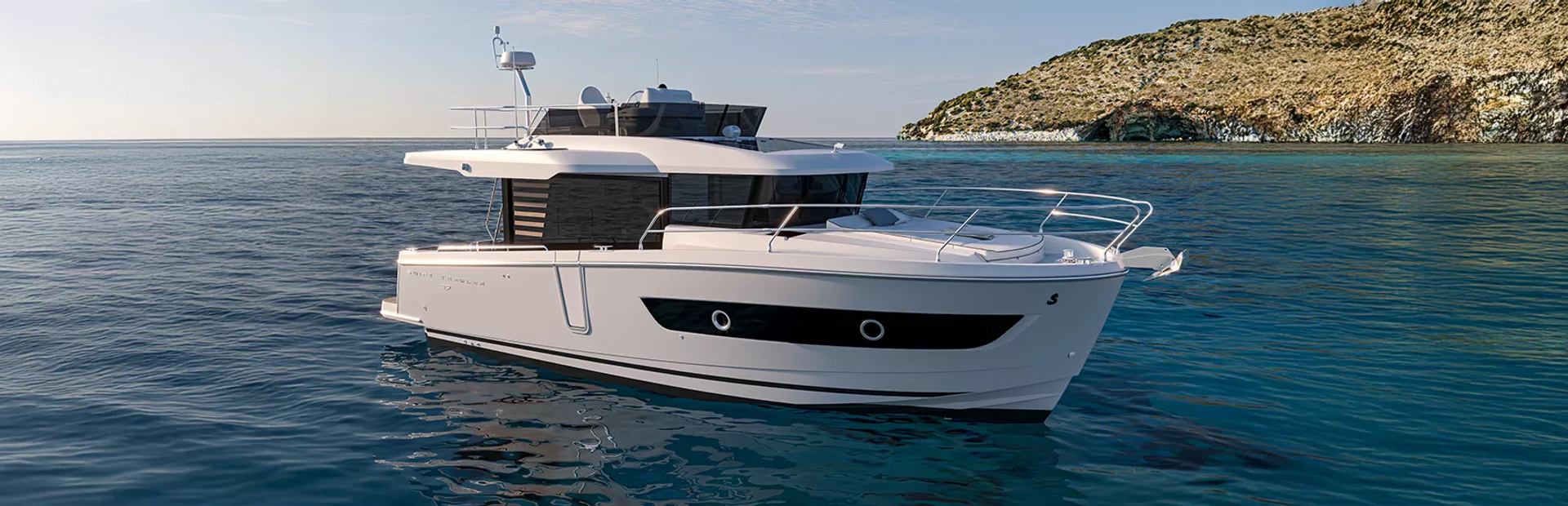 Beneteau Swift Trawler 37 Fly Boat, Example 1