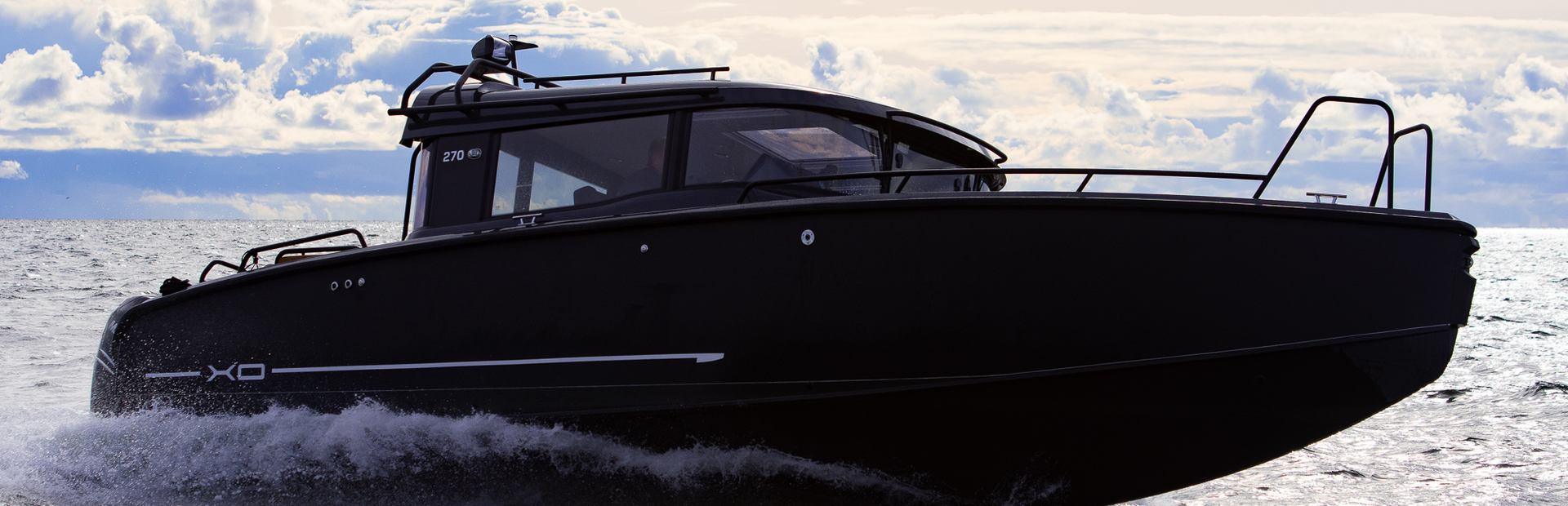 XO 270 Front Cabin Inboard Tenders, Example 1