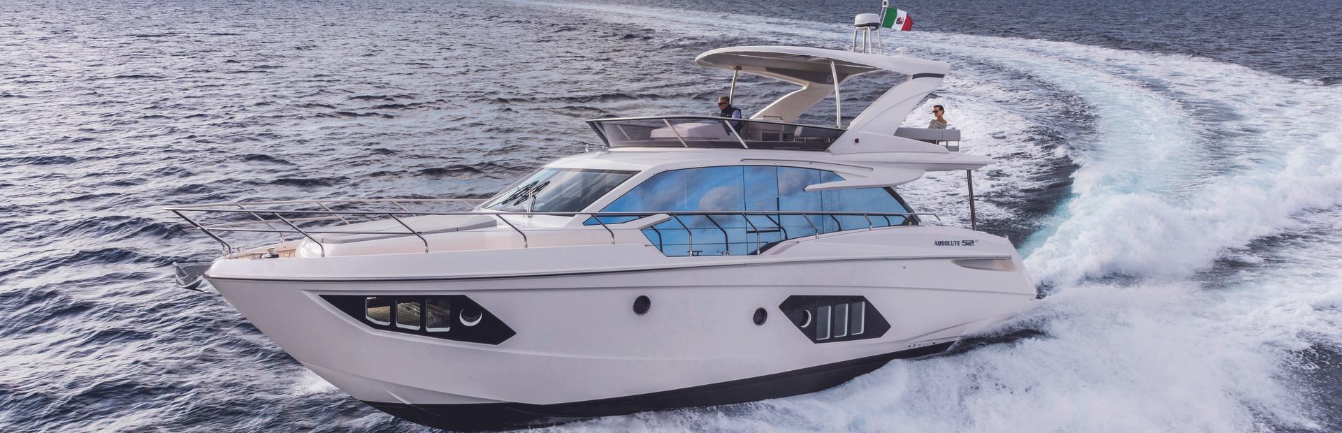 Absolute 52 FLY Yachts (Mk2, 2017 - 2022), Example 1