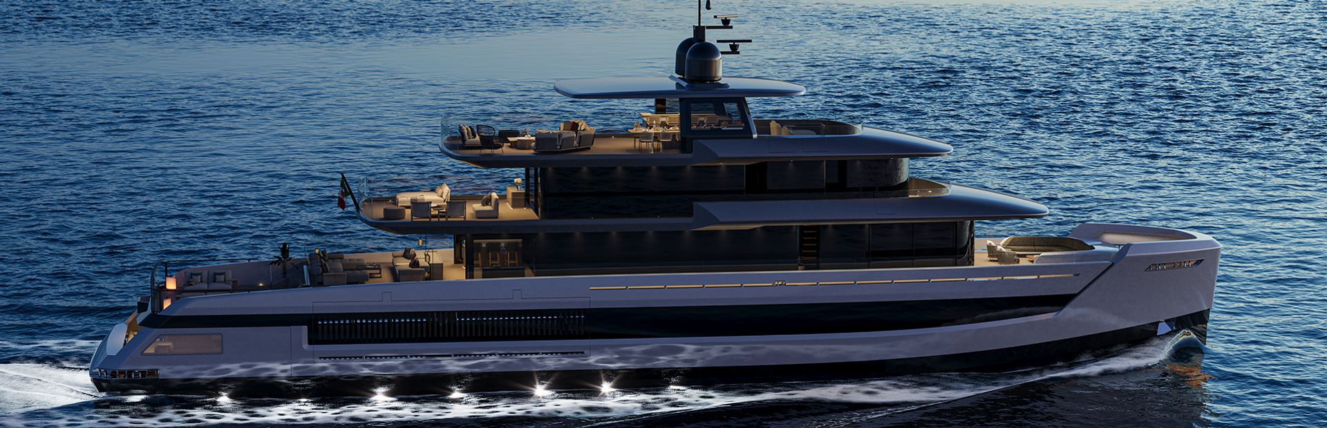 Extra X145 Global Yacht, Example 1