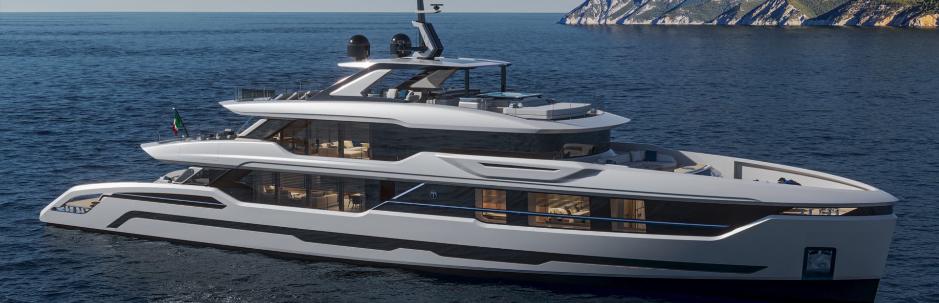 Baglietto DOM155 Yacht, Example 1