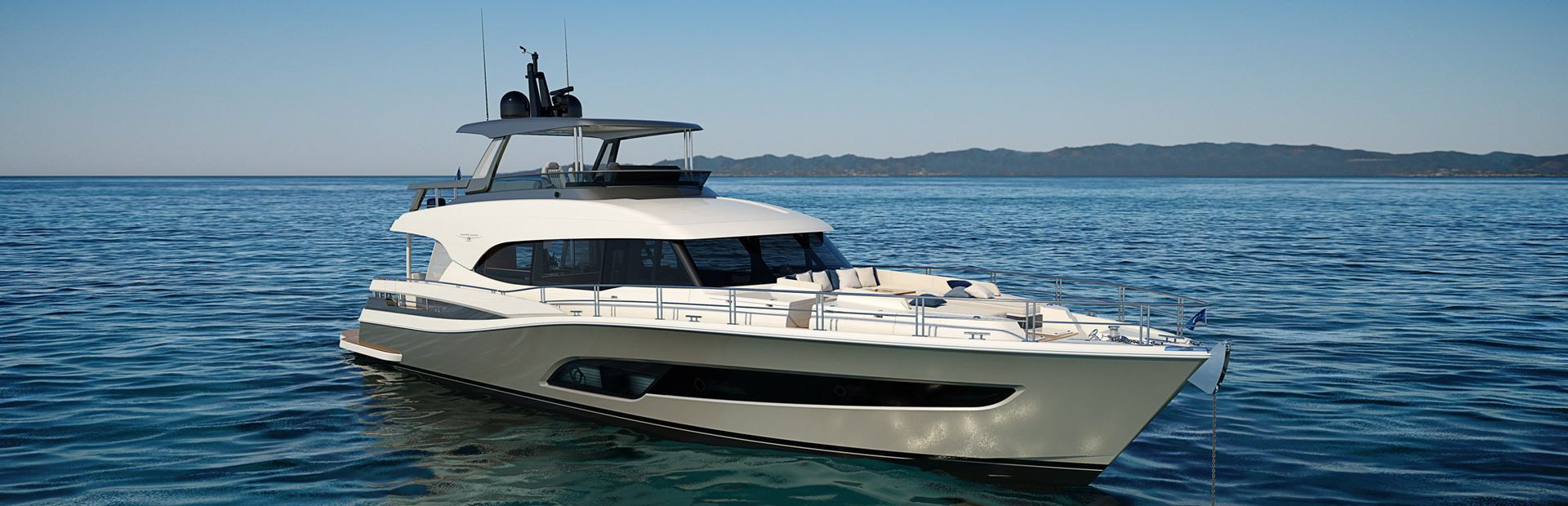 Riviera 78 Motor Yacht Open Bridge Deck Yacht, Example 1