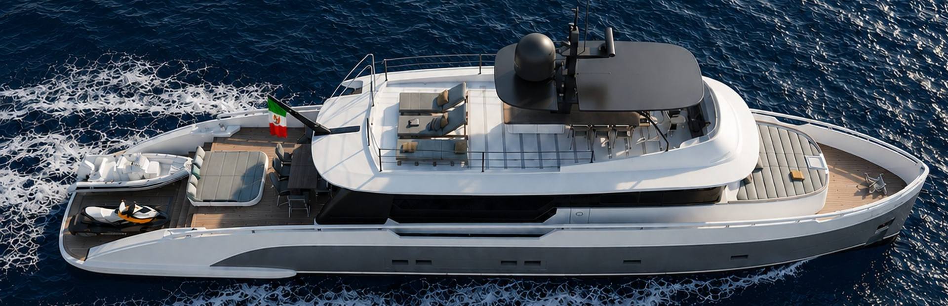 Tecnomarine TM90 Yacht, Example 1