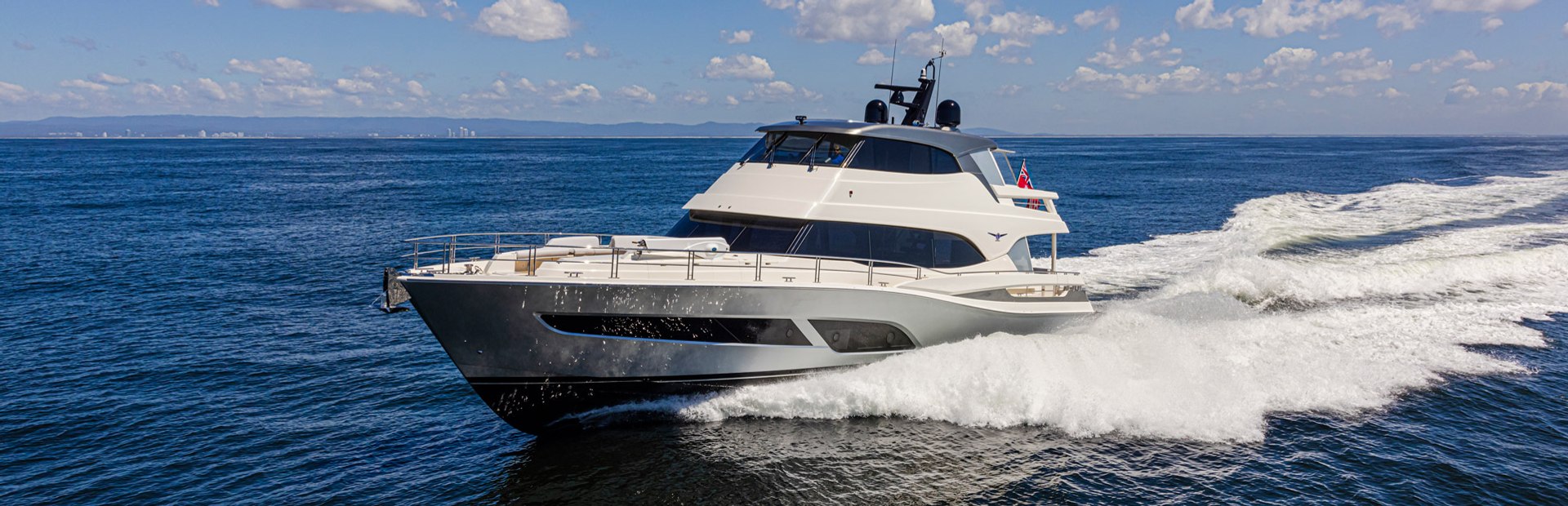 Riviera 78 Motor Yacht Enclosed Bridge Deck Yacht, Example 1