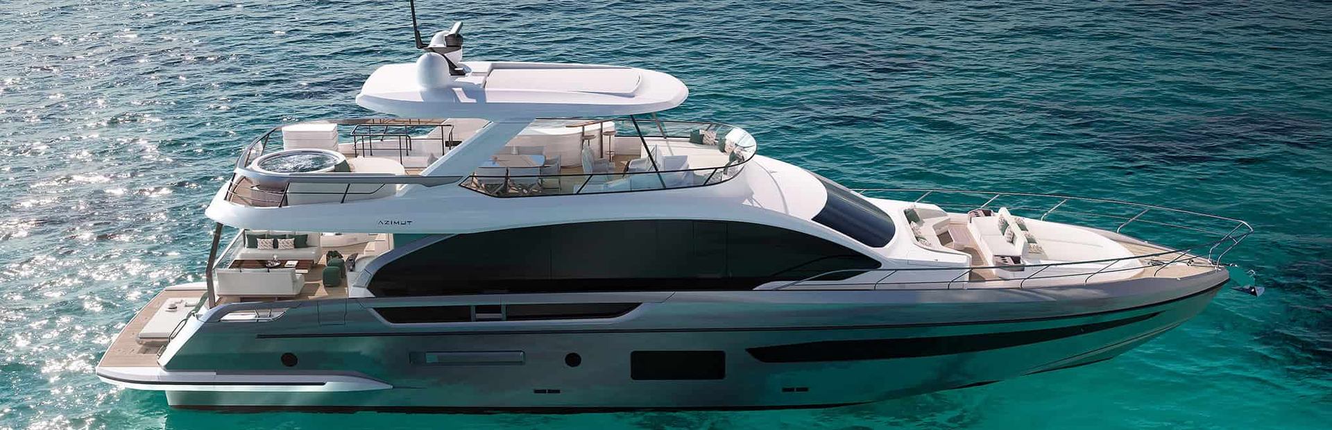 Azimut Grande 25M Yacht, Example 1