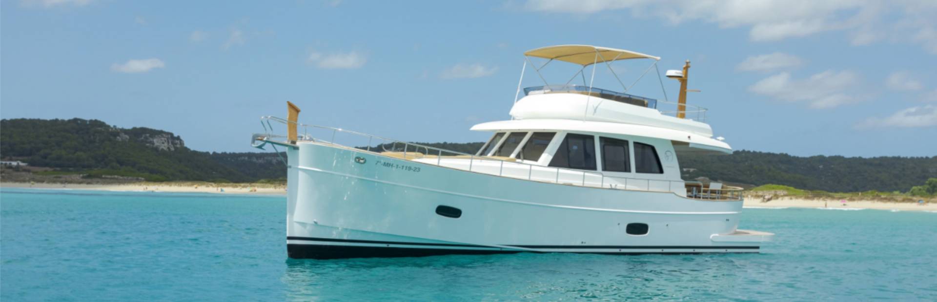 New &amp; Used Sasga Yachts Menorquín Fly Bridge Yachts, Example 1