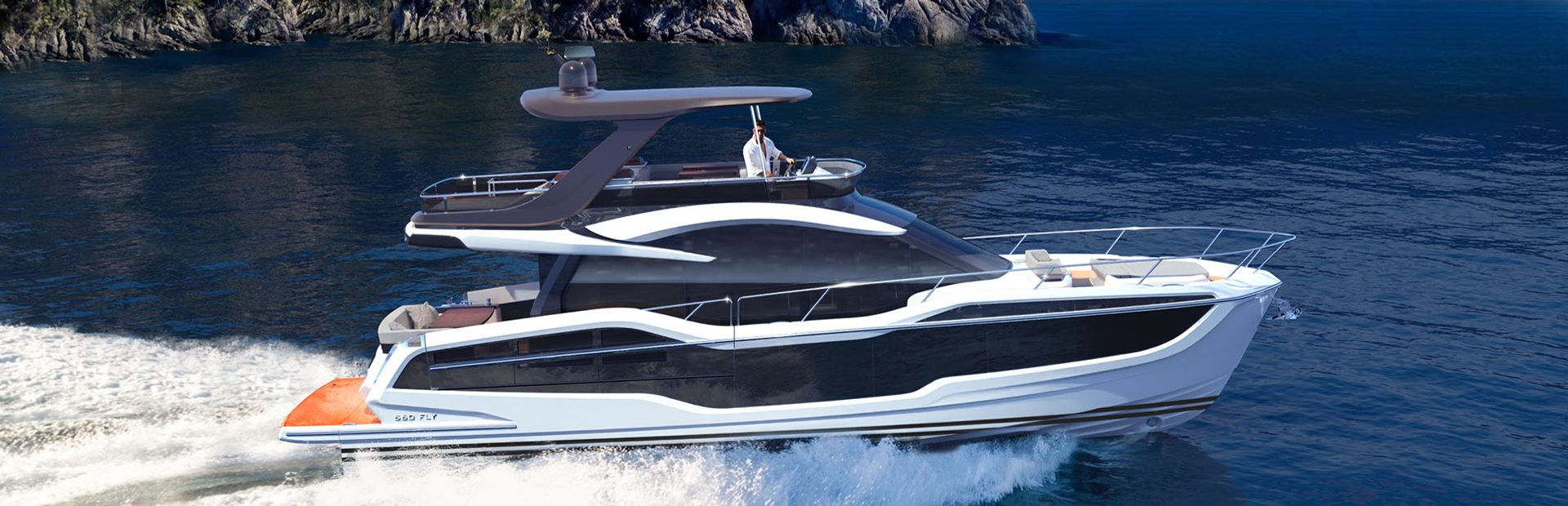 Galeon 560 Fly Boats, Example 1