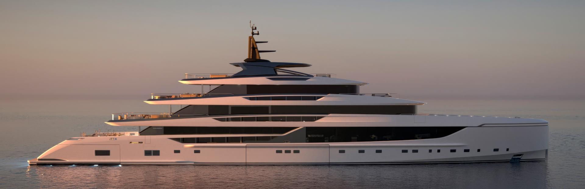 Sanlorenzo 74Steel Yacht, Example 1