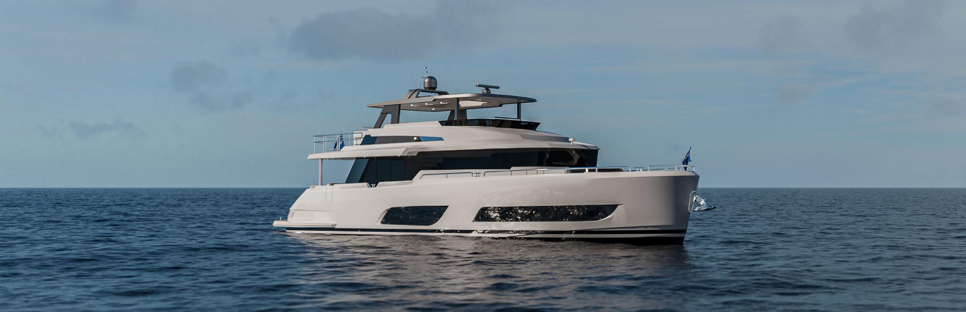 Horizon V74 Evo Yacht, Example 1