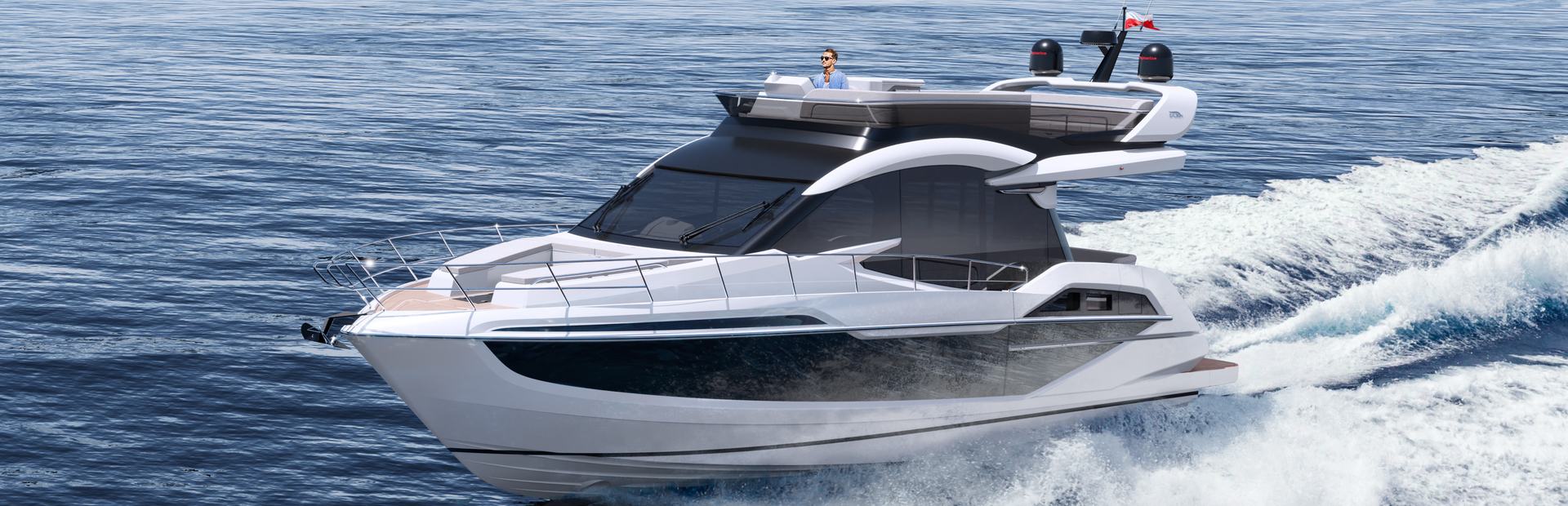 Galeon 480 Fly Boat, Example 1