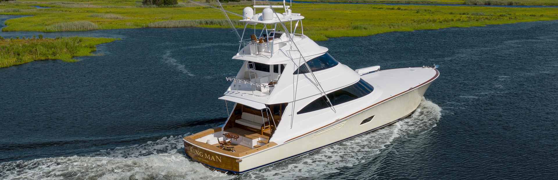 New Viking Yachts Enclosed Bridge Yacht 3