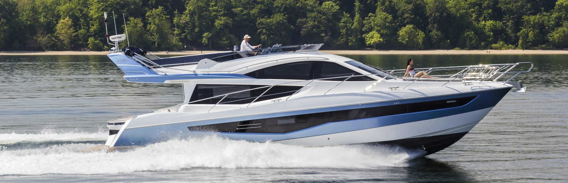 Galeon 550 Fly Yacht, Example 1