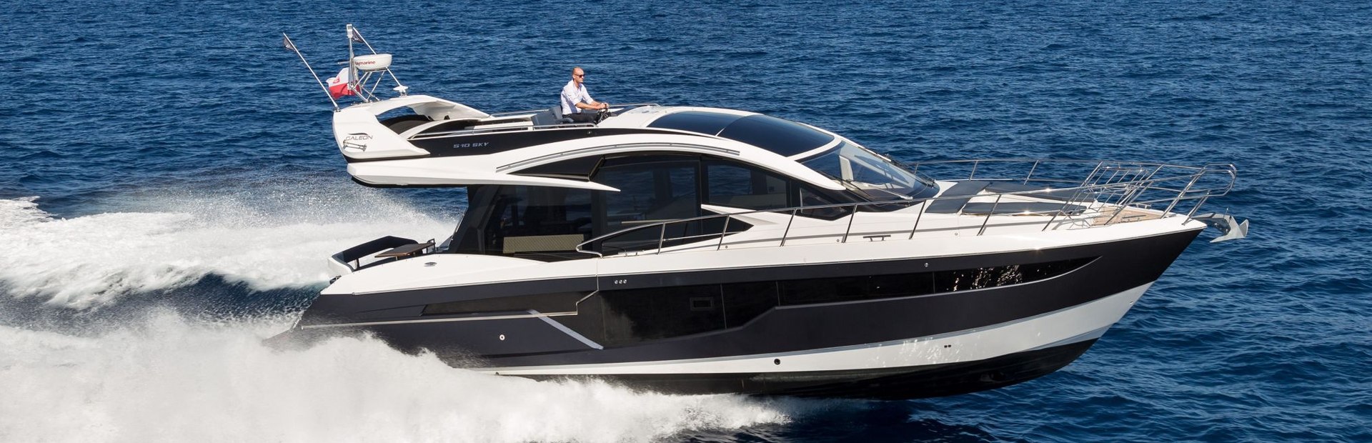 Galeon 510 Skydeck Boats, Example 1