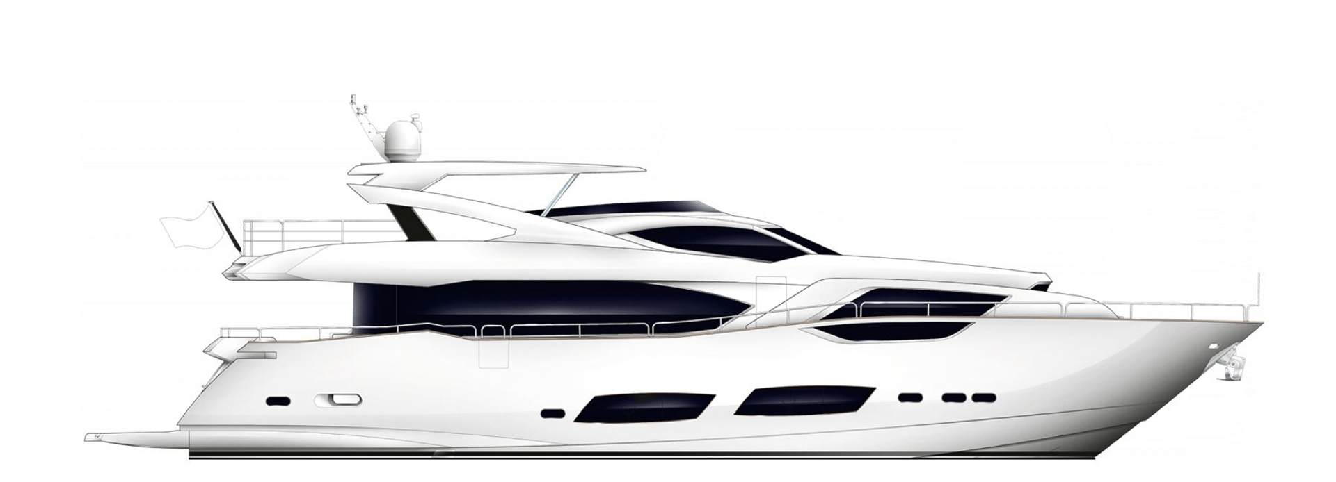 Aura yacht, Sunseeker