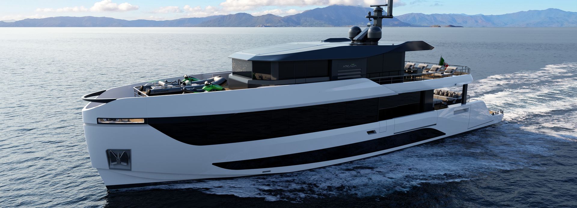 Arcadia A96/04 yacht, Arcadia