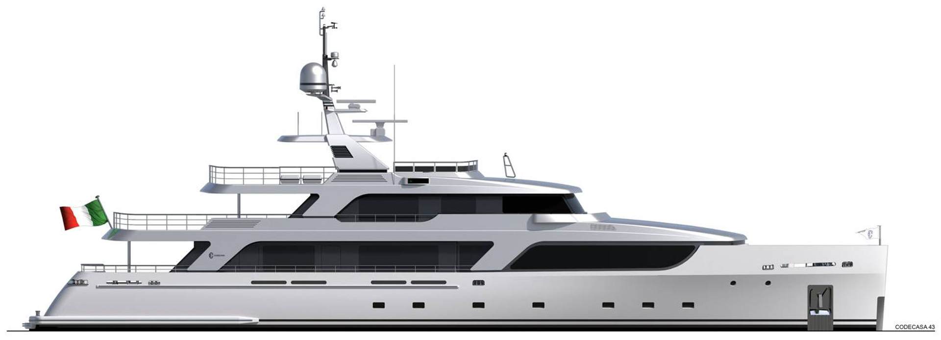 Codecasa F82 yacht, Codecasa