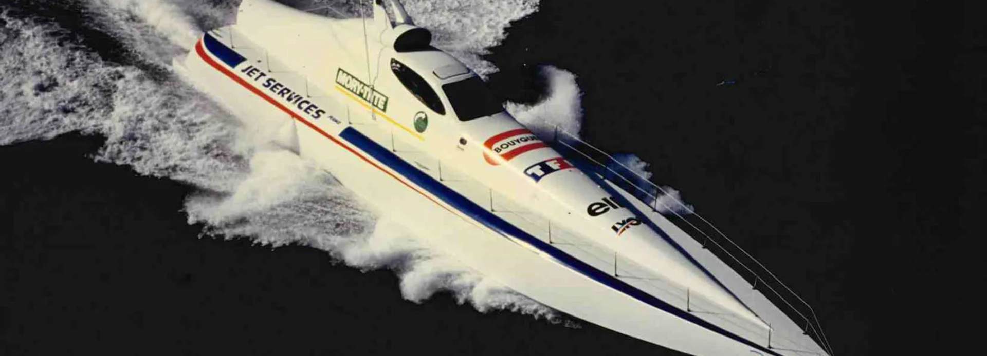Jet Ruban Bleu yacht, Chantier Multiplast