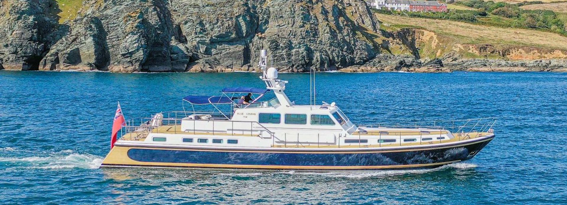 Blue Legend yacht, Nelson