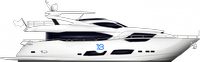 Sunseeker 95 Yacht illustration